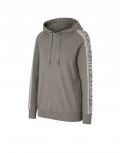 Designer-Kapuzenpullover taupe