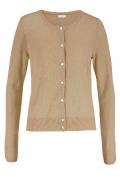 Designer-Kaschmir-Cardigan camel