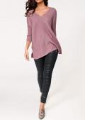 Designer-Kaschmir-Pullover altrosa Gr. 40/42