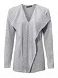 Designer-Kaschmirpullover grau