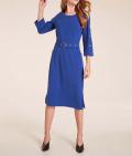 Designer-Kleid azurblau