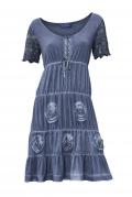 Designer-Kleid blau