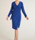 Designer-Kleid blau