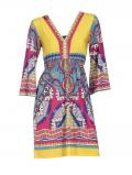 Designer-Kleid bunt