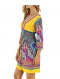 Designer-Kleid bunt