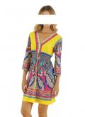 Designer-Kleid bunt