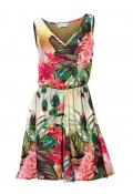 Designer-Kleid bunt