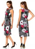 Designer-Kleid bunt