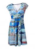 Designer-Kleid bunt
