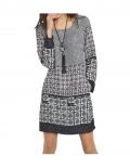 Designer-Kleid bunt