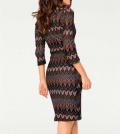 Designer-Kleid bunt