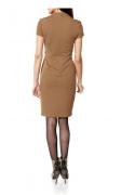 Designer-Kleid camel