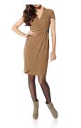 Designer-Kleid camel