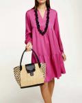 Designer-Kleid fuchsia