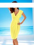 Designer-Kleid gelb Gr. 38