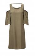 Designer-Kleid khaki