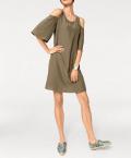 Designer-Kleid khaki