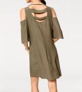 Designer-Kleid khaki