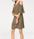 Designer-Kleid khaki
