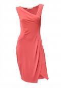 Designer-Kleid koralle Gr. 46