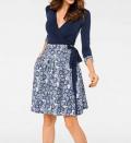 Designer-Kleid marine