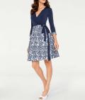 Designer-Kleid marine