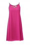 Designer-Kleid mit Kette pink