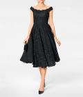 Designer-Kleid mit Petticoat schwarz