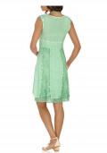 Designer-Kleid mit Spitze mint