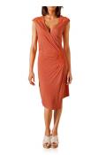Designer-Kleid mit Spitze orange
