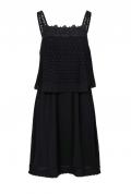 Designer-Kleid mit Spitze schwarz