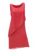 Designer-Kleid mit Strass rot