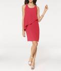 Designer-Kleid mit Strass rot