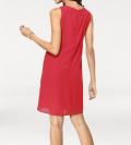Designer-Kleid mit Strass rot