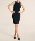 Designer-Kleid mit Strass schwarz