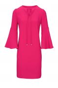 Designer-Kleid mit Volants pink