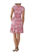 Designer-Kleid pink-weiß