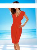 Designer-Kleid rot