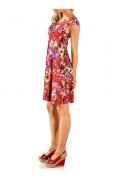 Designer-Kleid rot-bunt
