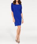 Designer-Kleid royalblau