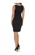Designer-Kleid schwarz-bunt