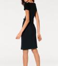 Designer-Kleid schwarz-offweiß