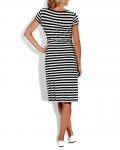 Designer-Kleid schwarz-weiß