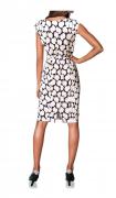 Designer-Kleid schwarz-weiß
