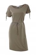 Designer-Kleid taupe