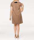 Designer-Kleid taupe Gr. 38