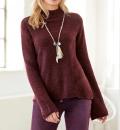 Designer-Kuchel-Pullover burgund