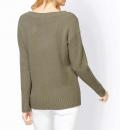 Designer-Kuschel-Pullover schlamm