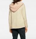 Designer-Kuschelcardigan puder-creme