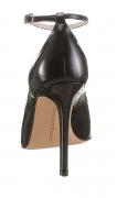 Designer-Lacklederpumps schwarz